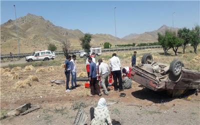 امدادرسانی به 4مصدوم در سه حادثه رانندگی محور تربت حیدریه- -مشهد